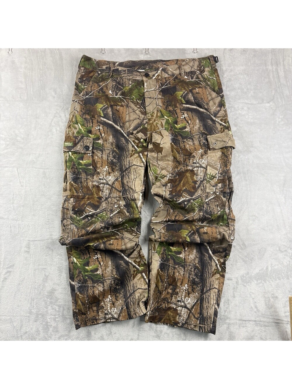 Gander Outdoors Realtree Camo Cargo Pants Hunting Utility Mens XL Baggy Woodland